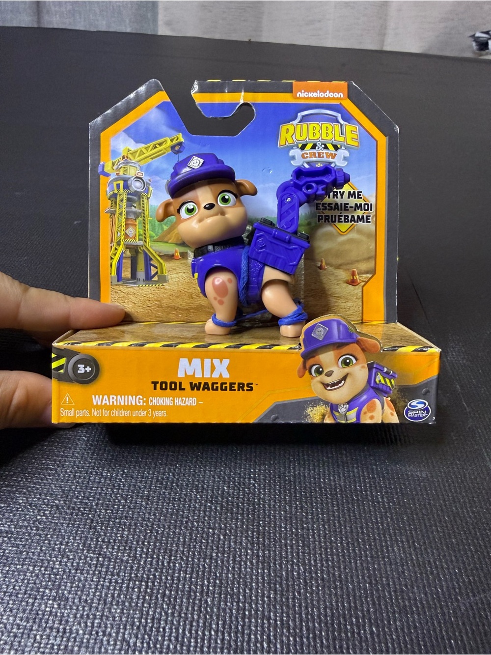 Nickelodeon Rubble & Crew Purple Construction Pup Figure